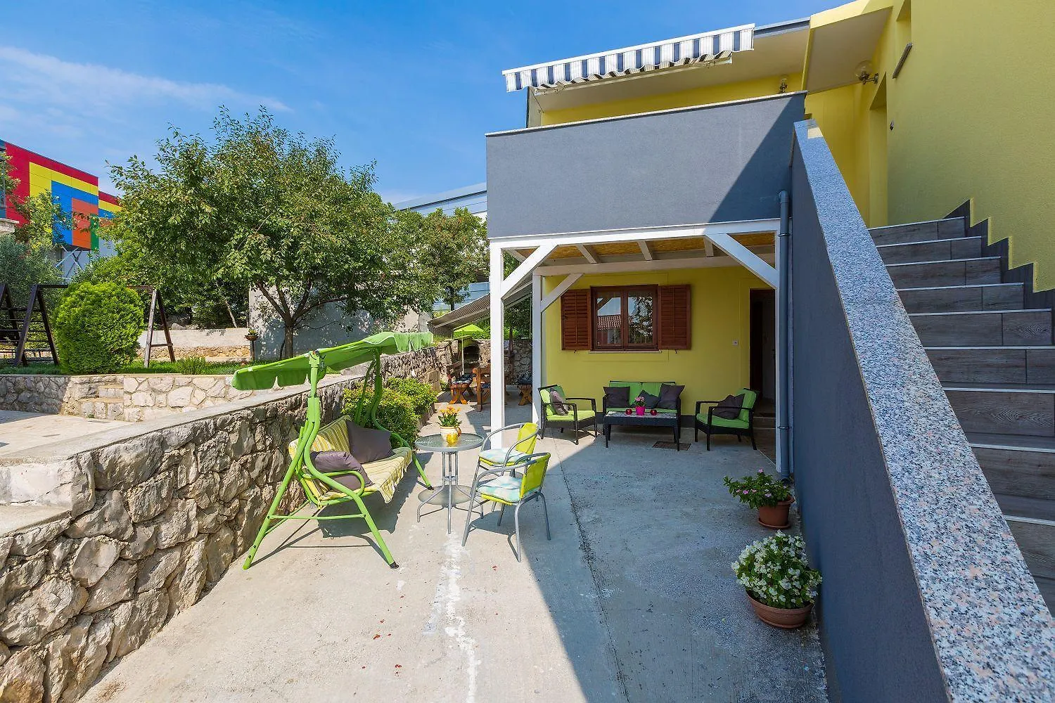 Mediterranes Apartment Mit Drei Terrassen, Grill, Wifi - Nur 500 Meter Zum Strand Crikvenica